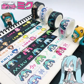 Cinta Hatsune Miku, cinta de papel de dibujos animados de Anime, impermeable