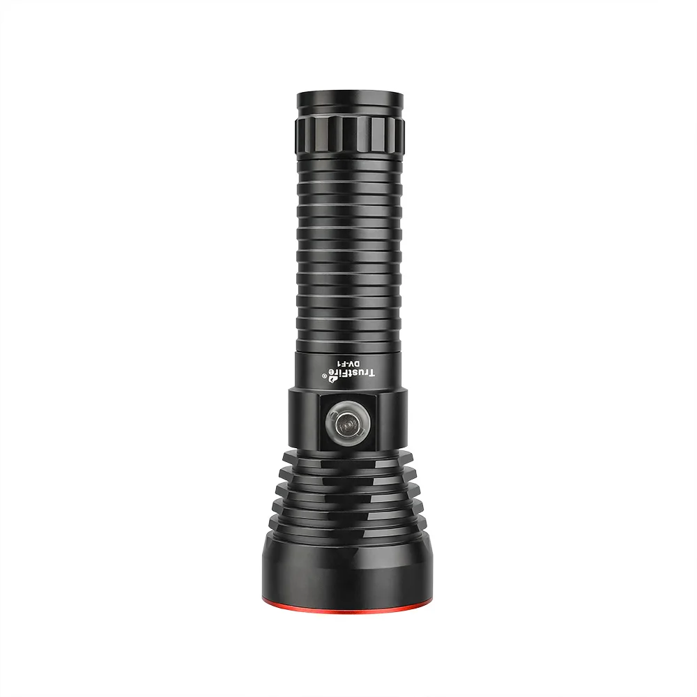 TrustFire DF-V1 Diving Flashlight Rechargeable 5000mAh Waterproof Aviation Aluminum Brightness 1350 Lumens Outdoor