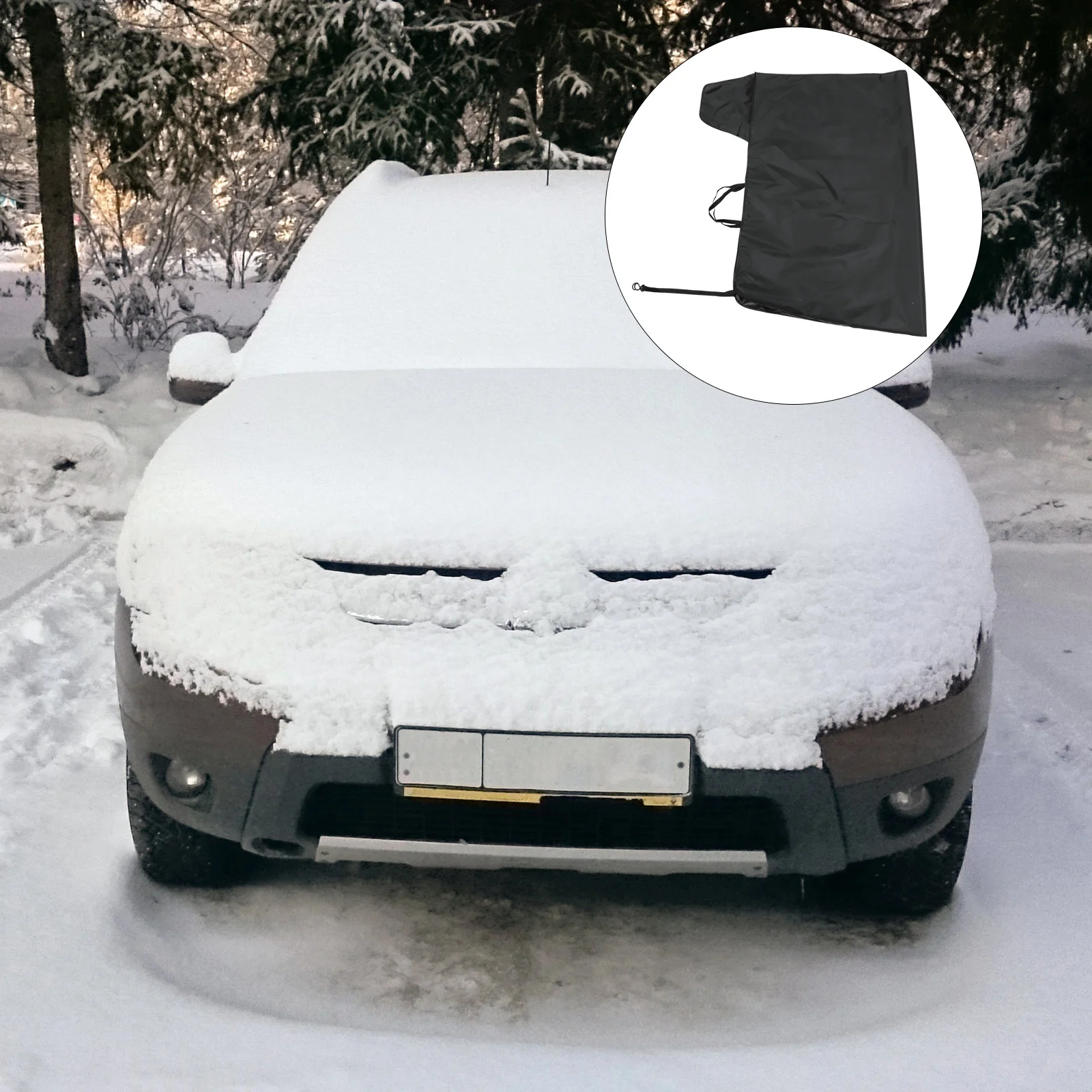 

Windshield Cover Anti Freeze Snow Protector Oxford Cloth Front Window Shield Snow Ice Blocked Car Cover Sunshade