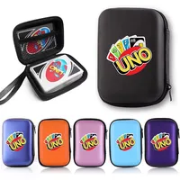 UNO Travel Zipper Carry Case Board Game Cards Storage Package For Kids Fan Entertainment Card Holder Mini Bag