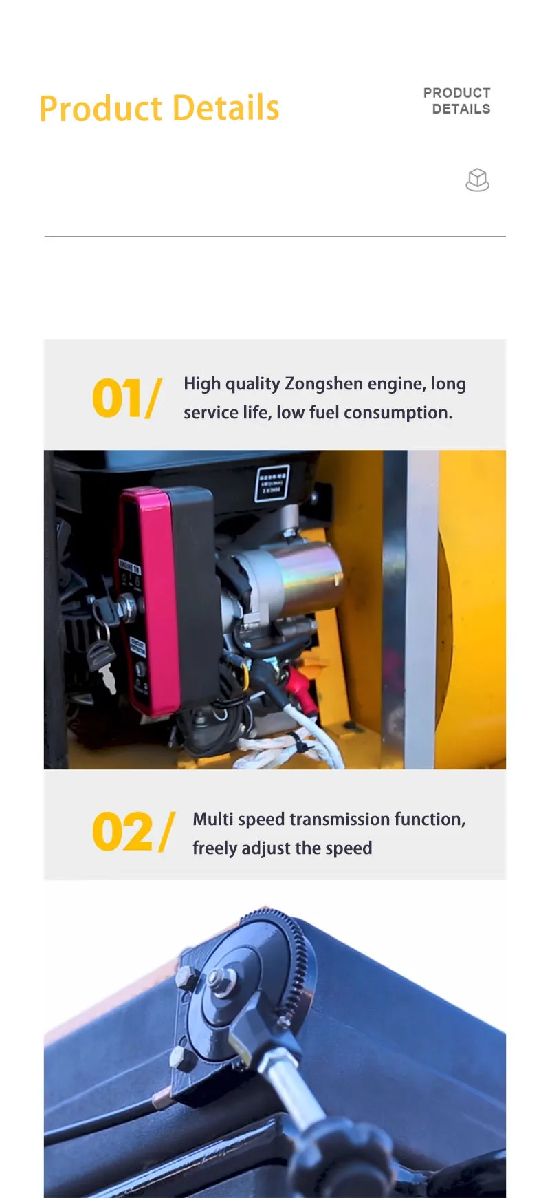 High Quality Three-in-One Leaf Suction Machine Industrial Electric Garden Leaf Vacuum Sweeper with Pick