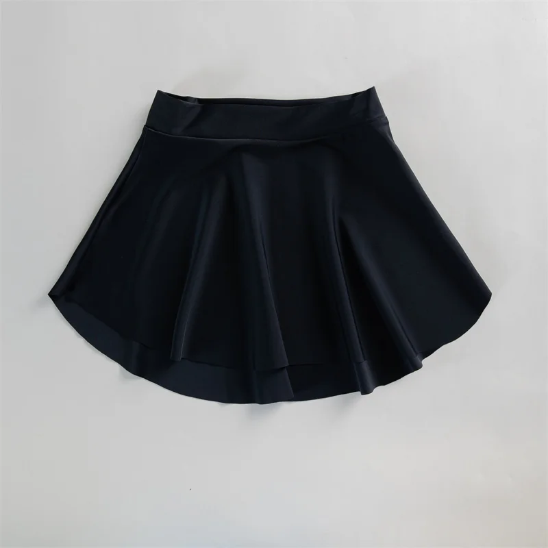 Hot Sale Many Colors Nylon Spandex Yoga Sports Kids Girls Women Adult Ballet Dance Skirts for sale