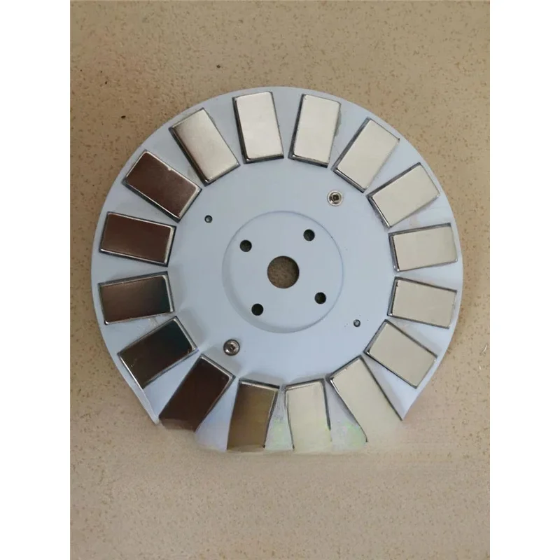 100W Speed Low Resistance Disk Type Non-Core Permanent Magnet Generator High Efficiency Wind Power