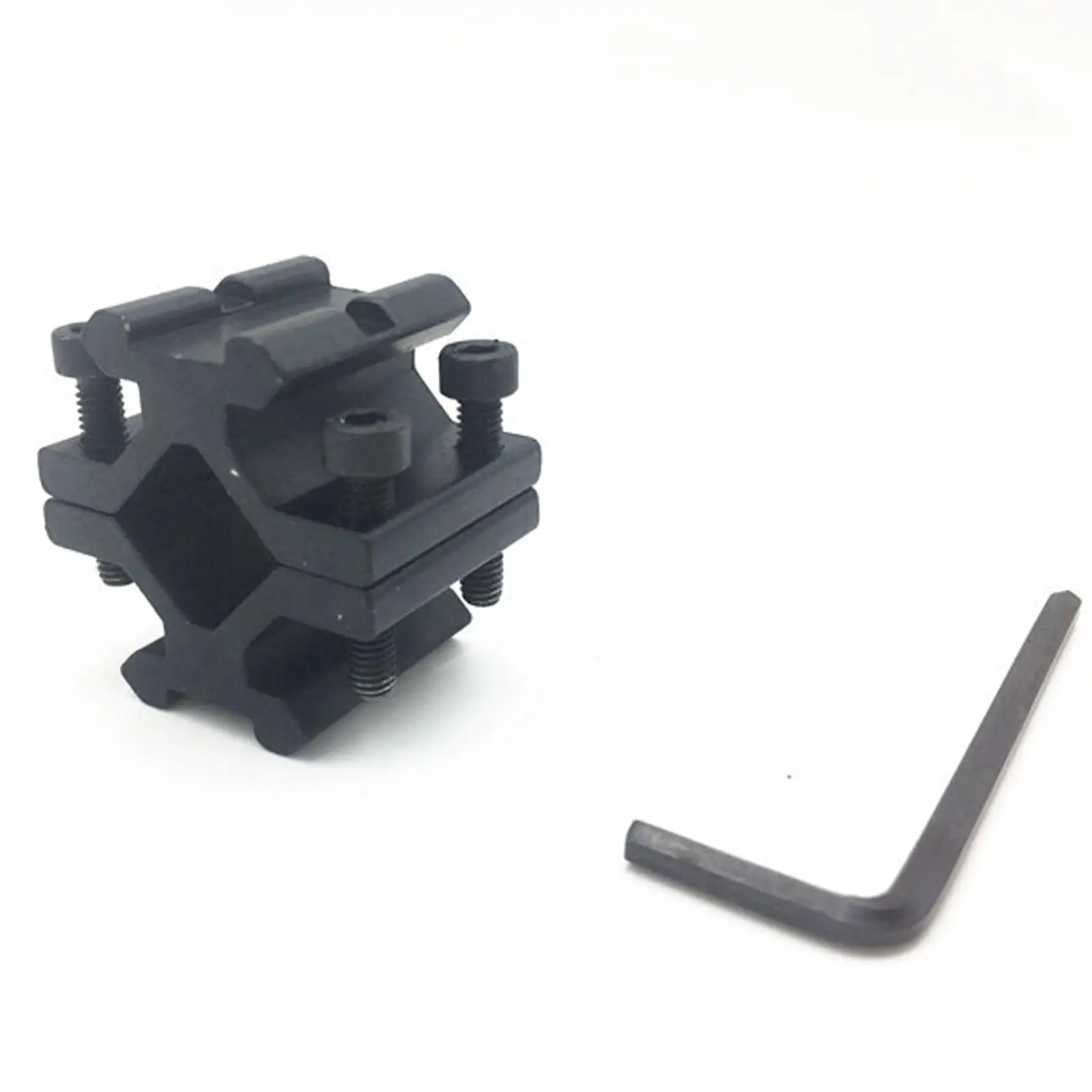 Universal Adjustable Rail 20mm Picatinny Weaver Rail Barrel Mount Adapter For Scope Rifle Flashlight Shotgun Converter