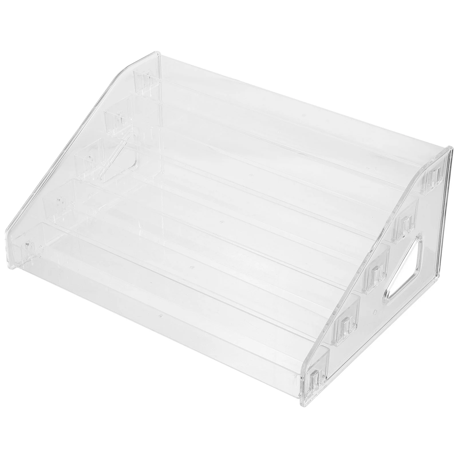 Storage Box Organizer Clear Fingernail Polish Rack Desk Lipstick Stand Acrylic Management Holder