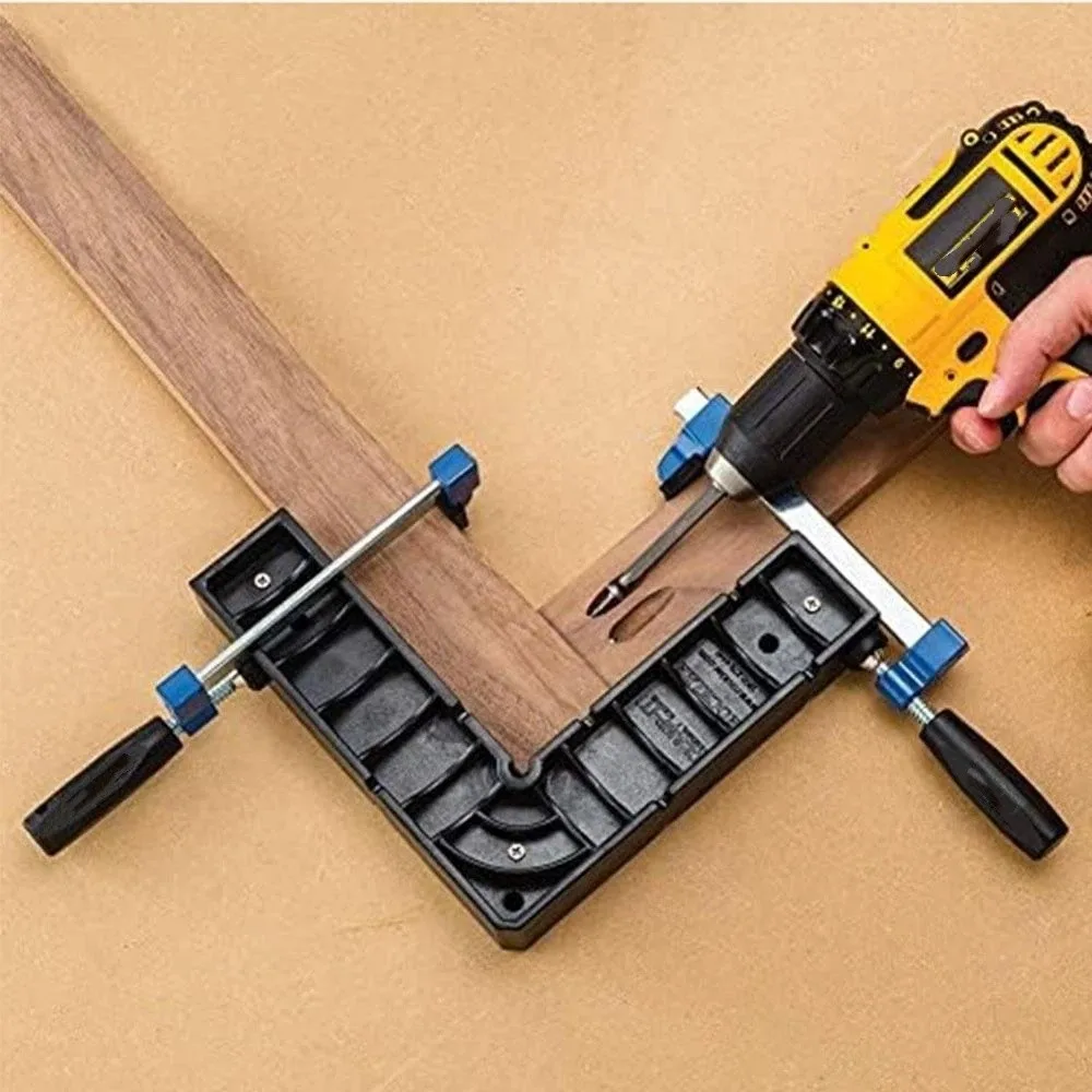 90 Degree Right Angle Clip Precision Quick Positioning Woodworking Installation Tools Multi-Functional Clamping Mechanism