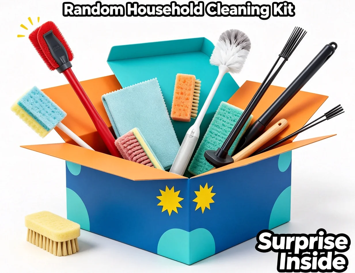 Kitchen Gadgets For The Blind - Ev Temizlik Gereçleri Gizemli Kör Kutu