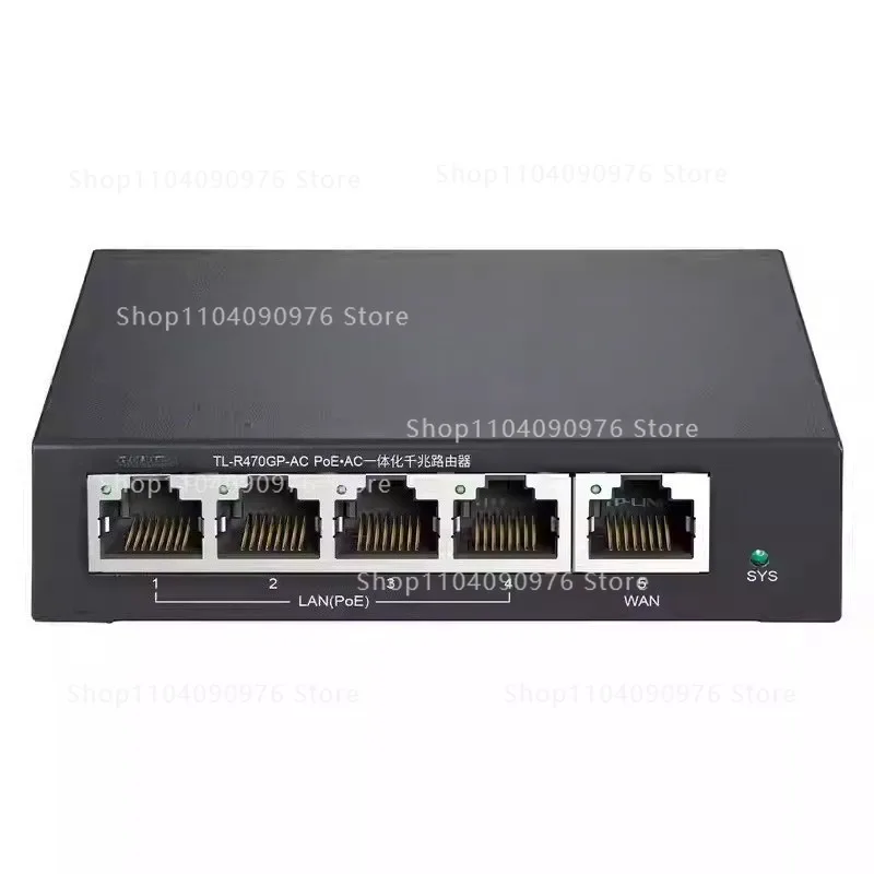 TP-LINKTL-R470GP-AC Gigabit wired router 5-port POE networking AC manager, home WIF