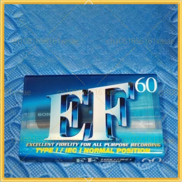 5pcs For Sony EF60 Thick Round Corner Case New Sealed Type I Blank Cassette Tape Vintage Collection