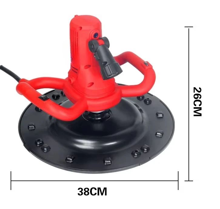 Handheld electric building plastering machine 1680W 220V engine cement mortar wall plaster floor and wall polishing machine