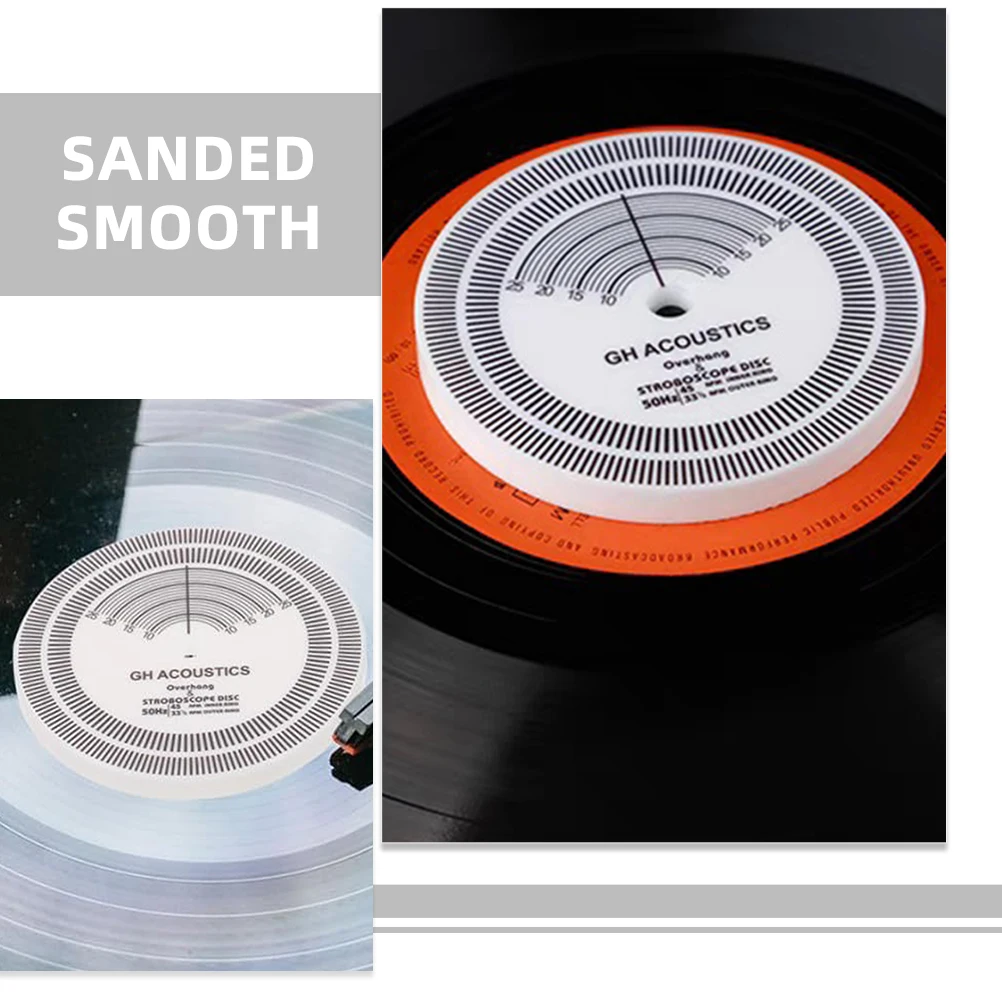 

Round Stroboscope Disc Calibration Tool Acrylic Phonograph Needle Ruler Vinyl Record Player Supplies Turntables Disc Speed