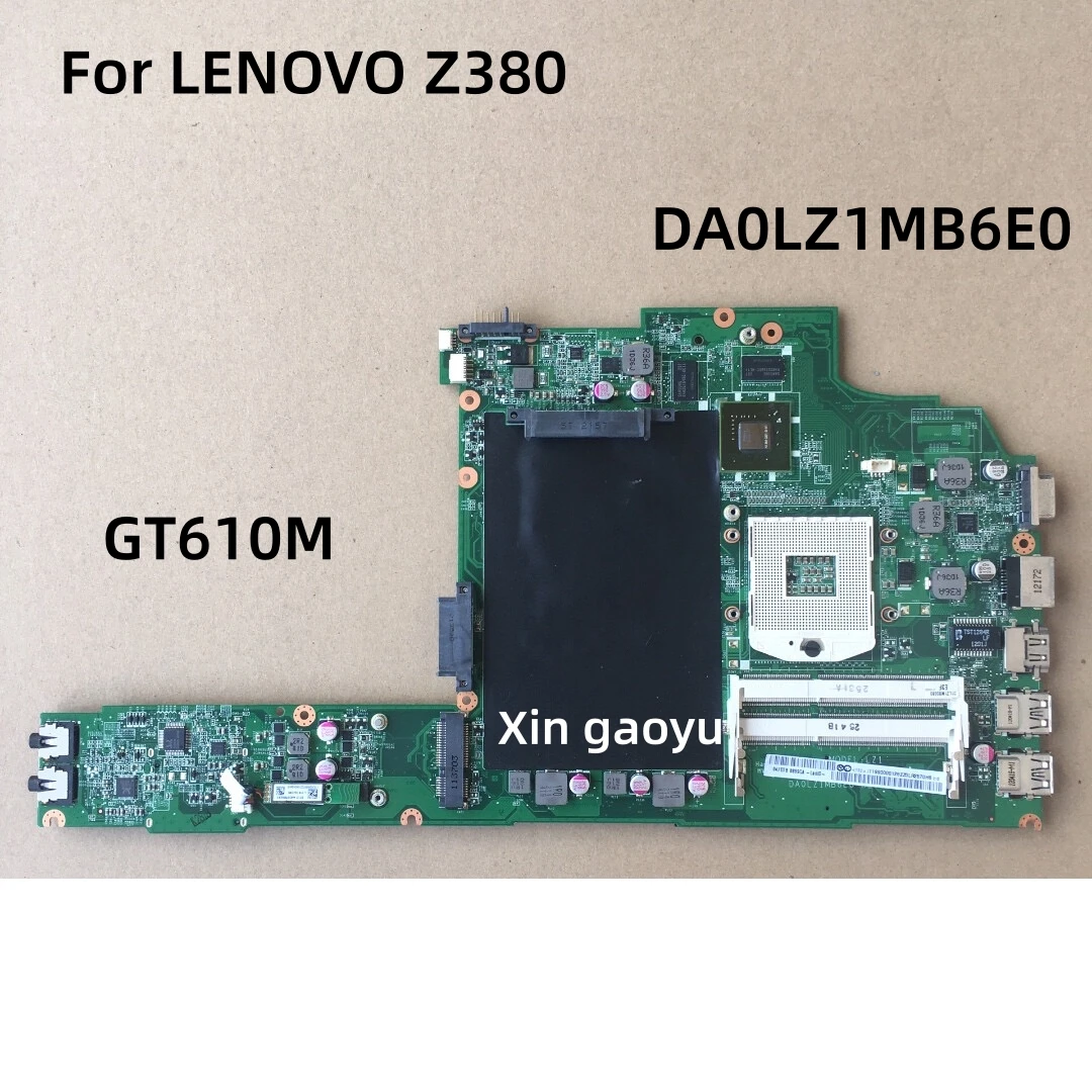 

Original Laptop motherboard For LENOVO Ideapad Z380 Mainboard GT610M DA0LZ1MB6E0 90000128 SLJ8E N13M-GE1-S-A1 100% Tested Perfe