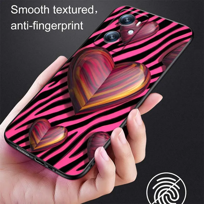 ليوبارد طباعة الشفاه تصميم غطاء ل ممن لهم رينو 5 6 7 A96 A40 A58 Realme GT A74 A78 Neo2 A74 A78 البحث X5 X3 X7 X8 الأسود