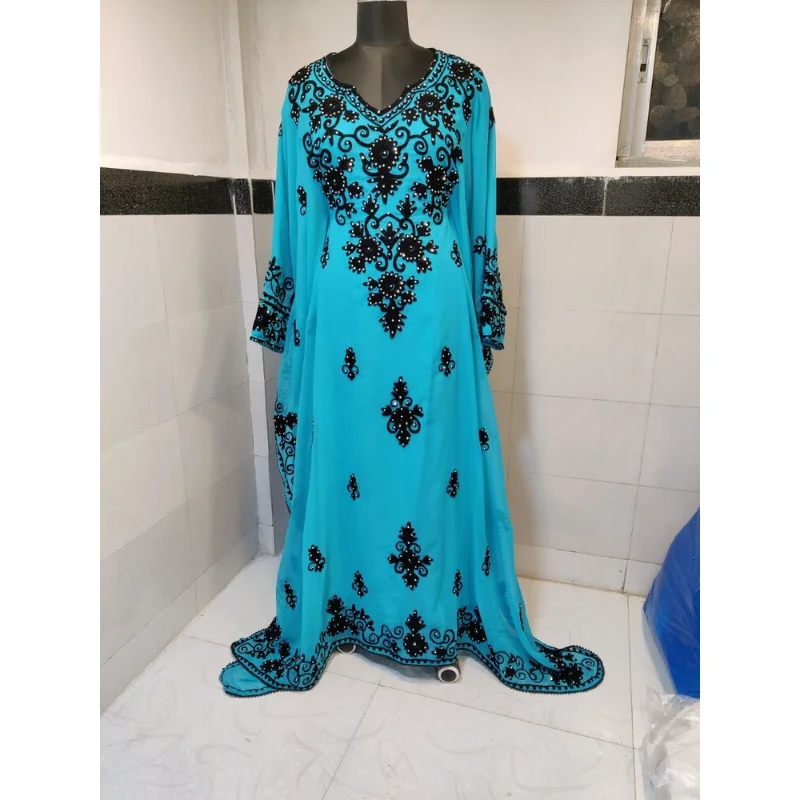 Dress Dubai New Morocco Dubai African Clothing Muslim Robe Exotic Dancewear Length 52 Inches