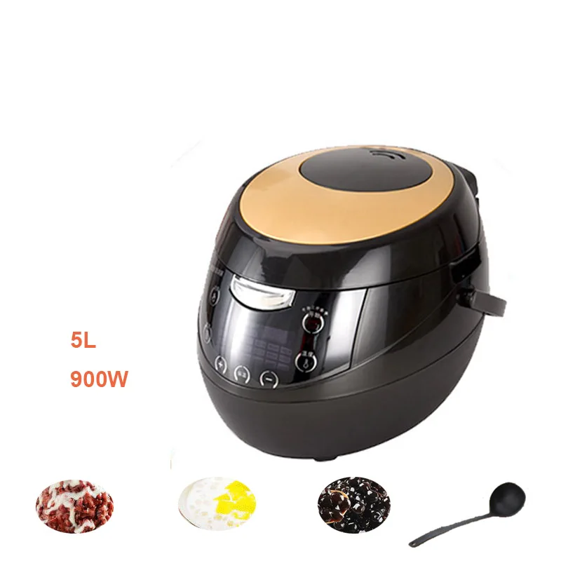 

Commercial Pearls Cooking Boiling Machine 5L Tapioca Pearl Milk Tea Cooker Maker Automatic Boil Taro Pudding Red Bean Sago Pot