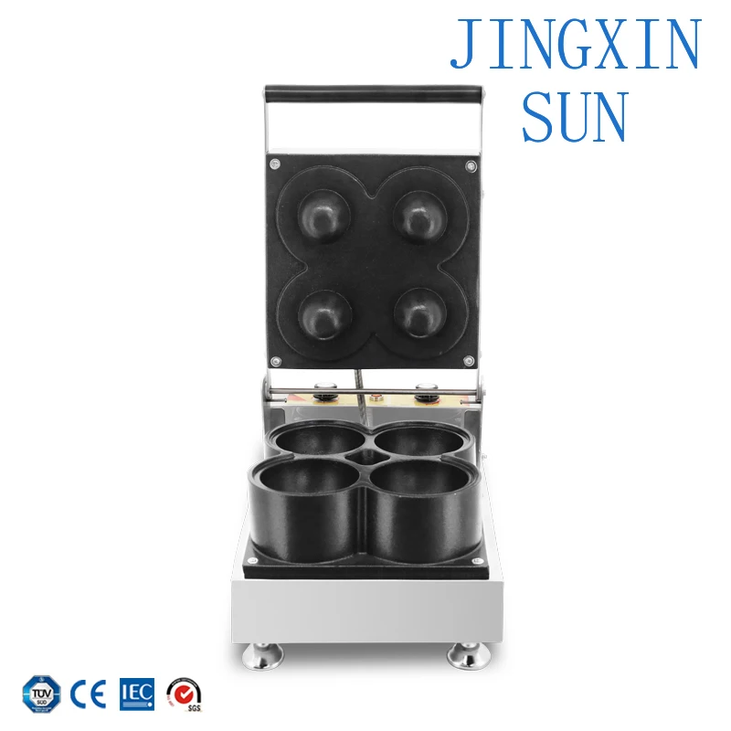 Commercial 4pcs Chest Shaped Waffle Maker Boob Waffle Machine Woman Girl Breast Waffles Making Machine Baking Equipment