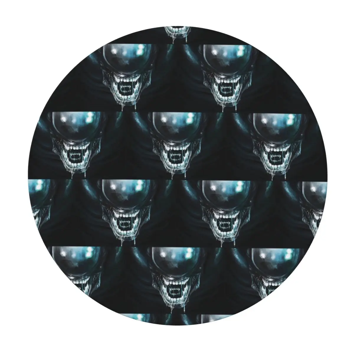 Xenomorph Alien Waterproof Round Tablecloth Oilproof Table Cloth for Kitchen Events Dining Table Cover