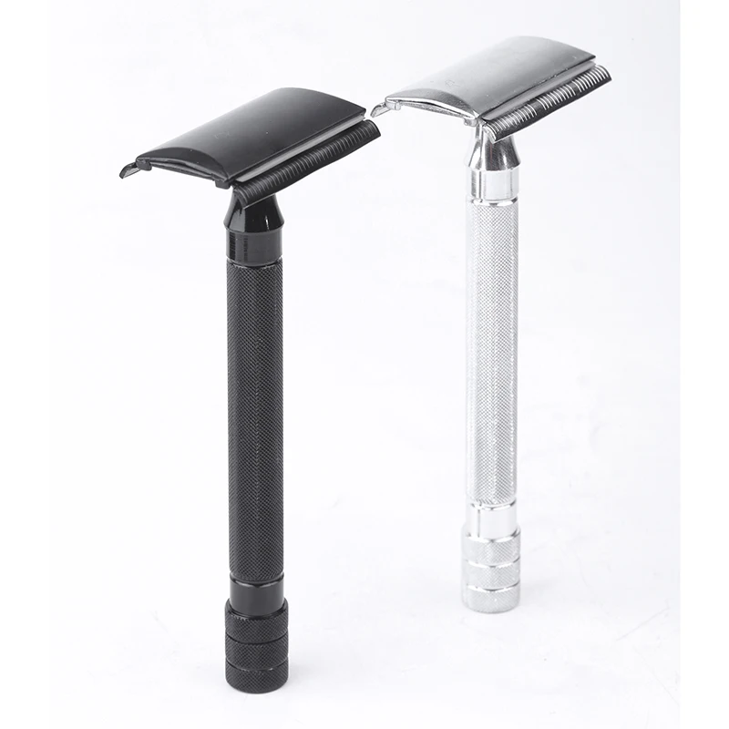 Razor Set Beard Brush Traditional Classic Double-sided Razor Men Stainless Steel Manual Shaver Double Edge Blade Safety Razor