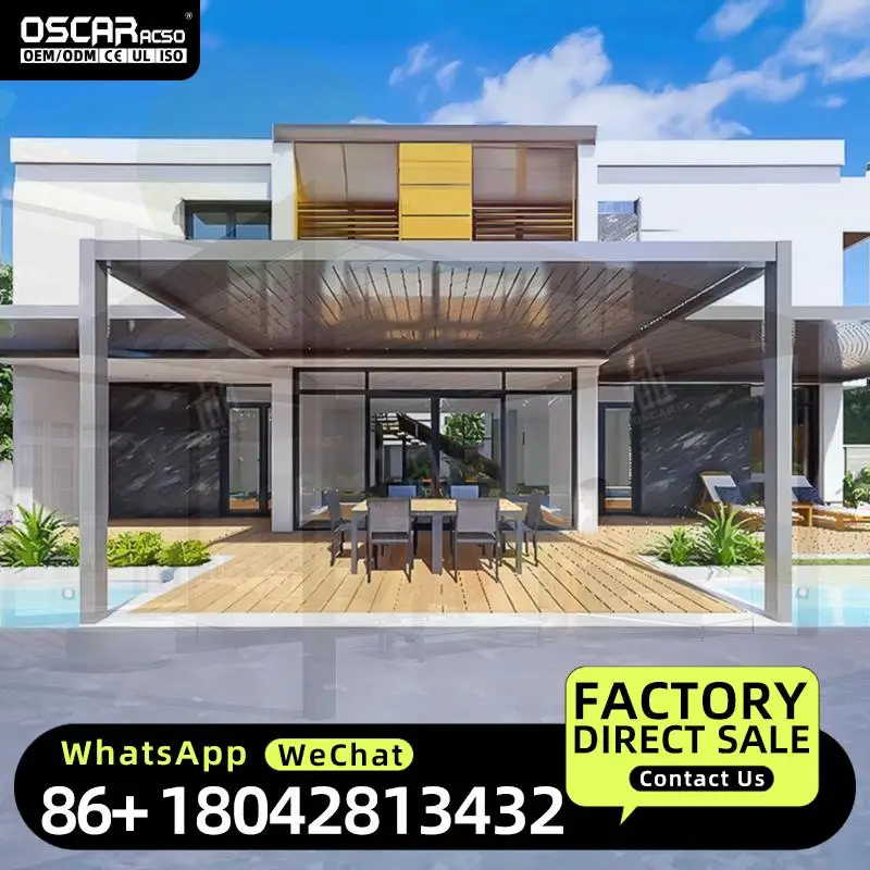 Customized  Sizes 3x45m 5x10 10x8 12x14 14x16 13x26 Powder Coated Frame Pressure Treated Wood Pavilion Gazebo for Backyard Garde