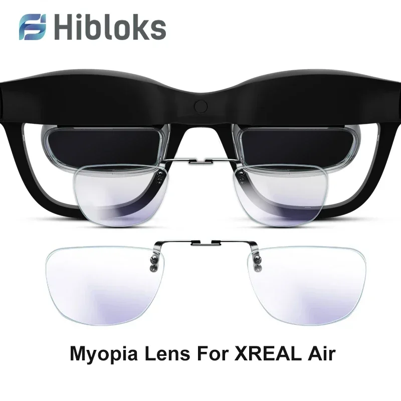 

Hibloks For Nreal Air 2 Pro Myopia Lenses AR Glasses Lens Anti-Blue Light Custom Made Degree For XREAL Nreal Air 1/2 Accessories