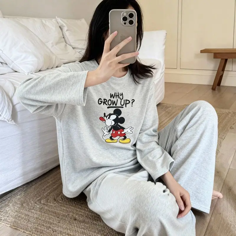 

Немецкая бархатная одежда для сна, женский новый повседневный свободный теплый домашний костюм с круглым вырезом