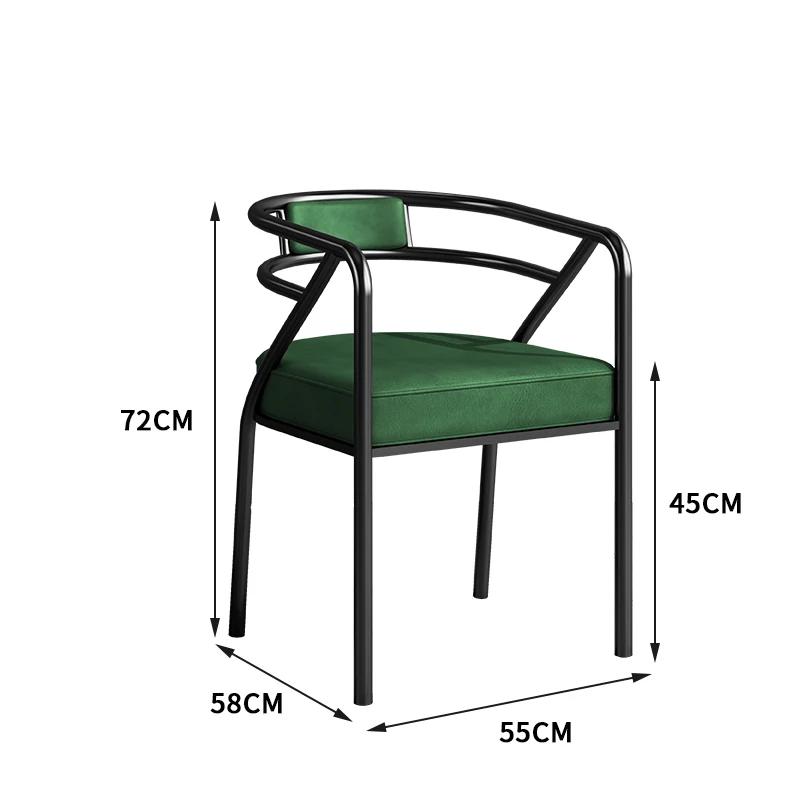 Arany legs állítsa Fényűzés dining Szék Fém Északi Bársony Társalgó fotel Koszerű upholstered sedie DP golyószóró pranzo moderne haza Bútor