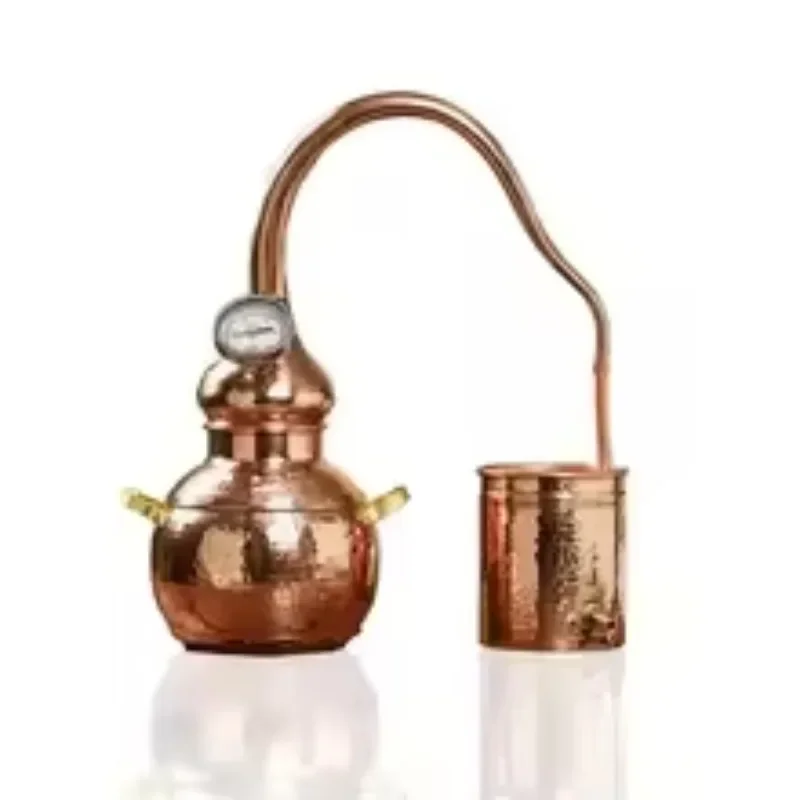 

High Concentration Essential Oil Extractor 3L Red Copper Essential Oil Distiller Pure Dew Distiller Home Brewing Equipment
