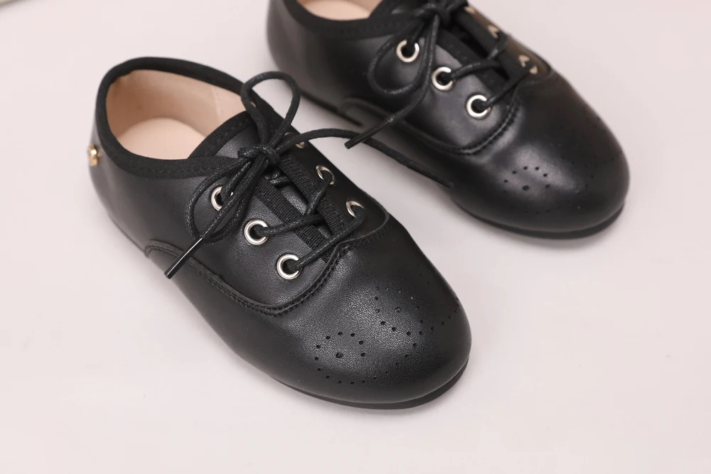 AS Kinderschuhe Marken-Kinderschuhe Baby Mädchen Lederschuhe Kleinkind Prinzessin Ballerinas Jungen Brogue Oxford Weiche Plateau Mary Jane Schuhe – Detail 22