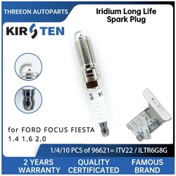 KIRSTEN Iridium Spark Plug for Ford FIESTA 6 FOCUS 2010-2017 FUSION 1.4 1680032 9A6G12405AA/BA CYFS092YPT CYFS12YEC/PC HR7NII332