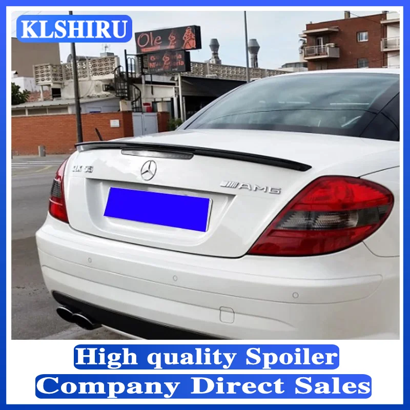 Для Benz SLK R171, задний спойлер багажника, крылья багажника для Benz SLK 200 SLK 35 Class R171 2005-2010, Стайлинг автомобиля из АБС-пластика Для Benz SLK R171, задний спойлер багажника, крылья багажника для Benz SLK 200 SLK 35 Class R171 2005-2010, Стайлинг автомобиля из АБС-пластика