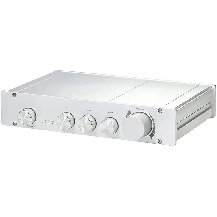 L1B Class a BT5.0 Preamplifier 2.1 Power Amplifier Board 2.1 Channel Aluminum Chassis Power Amplifier High Fidelity Home