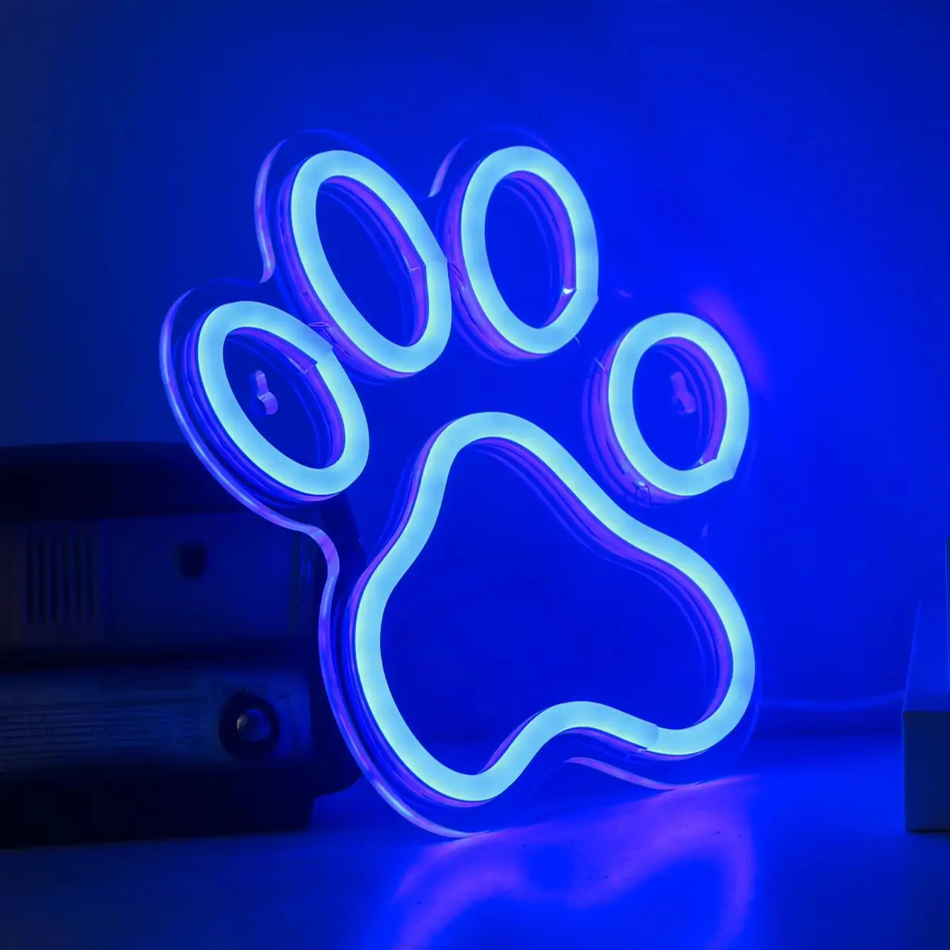 Chi-buy LED Neon Claw USB Powered Neon Signs Night Light 3D Wall Art Bedroom Living Room Decor Lamp Signs