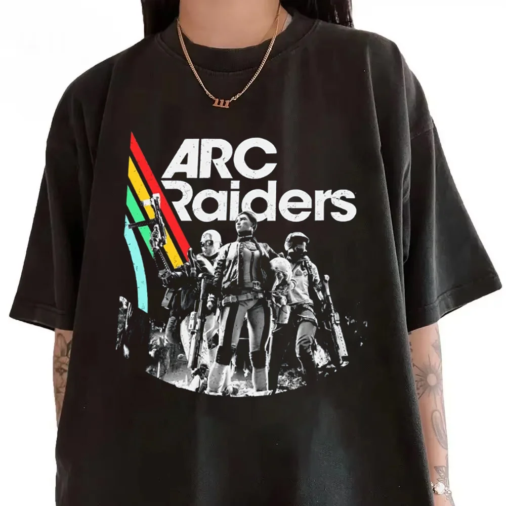 Arc Raiders Shirt Video Game Tee 55ds Grafikkleidung Grafik-Kurzarmshirt Unisex Herren Damen Ganzjahres-Shirt