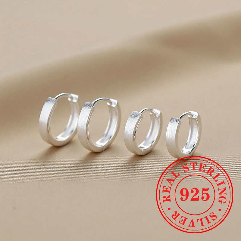 

CAOSHI минималистичные серьги-кольца из стерлингового серебра 925 пробы, модный новый дизайн, ювелирные аксессуары, повседневная одежда, эффектные ювелирные изделия для вечеринок