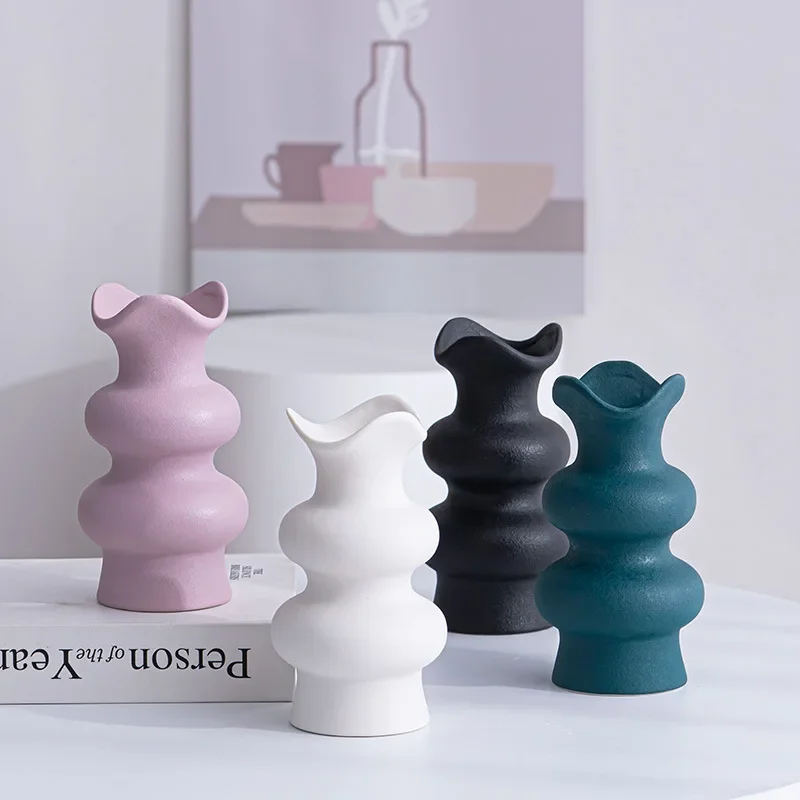 New European Modern Vases Living Room Decoration Home Decor Office Desktop Ceramics For Interior