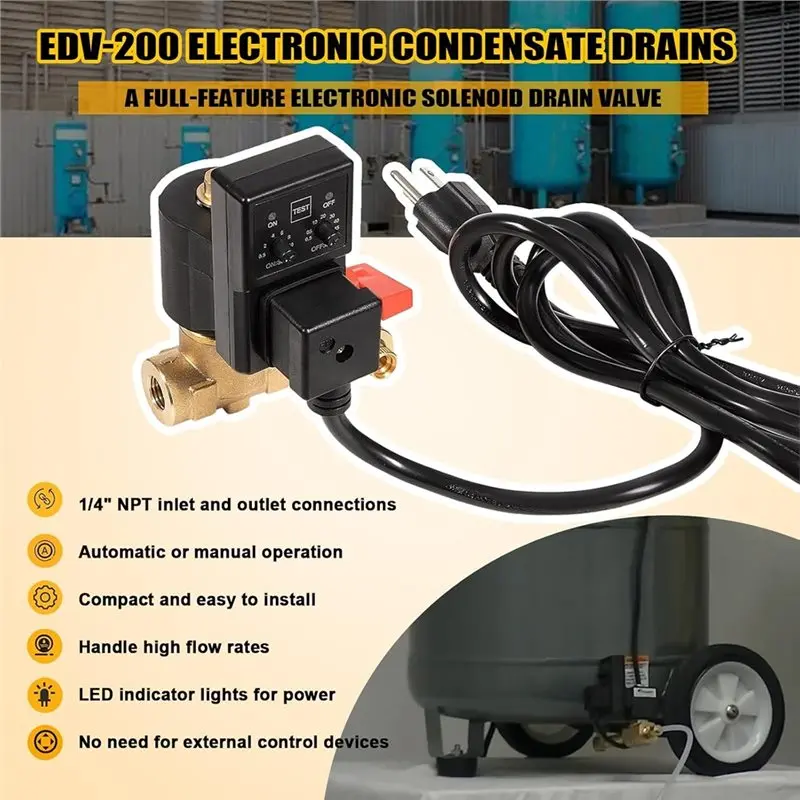 B69C Automatic Electronic Drain Valve 1/4