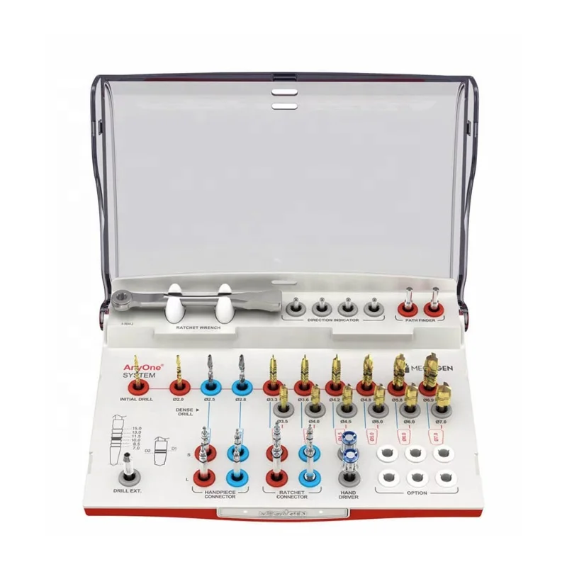 

Megagen Dental Surgical Implant Kit AnyOne Surgical Kit Original Equipment Dental Surgery Tool Best Price Retail Wholesale Korea
