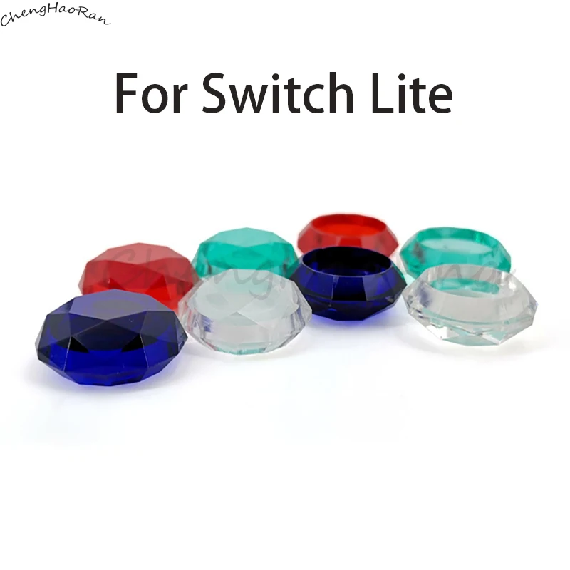 

2pcs Crystal Joystick Thumb Grip Cover Case Analog Stick Caps For Switch Lite Controller Thumbsticks Replacement Accessories