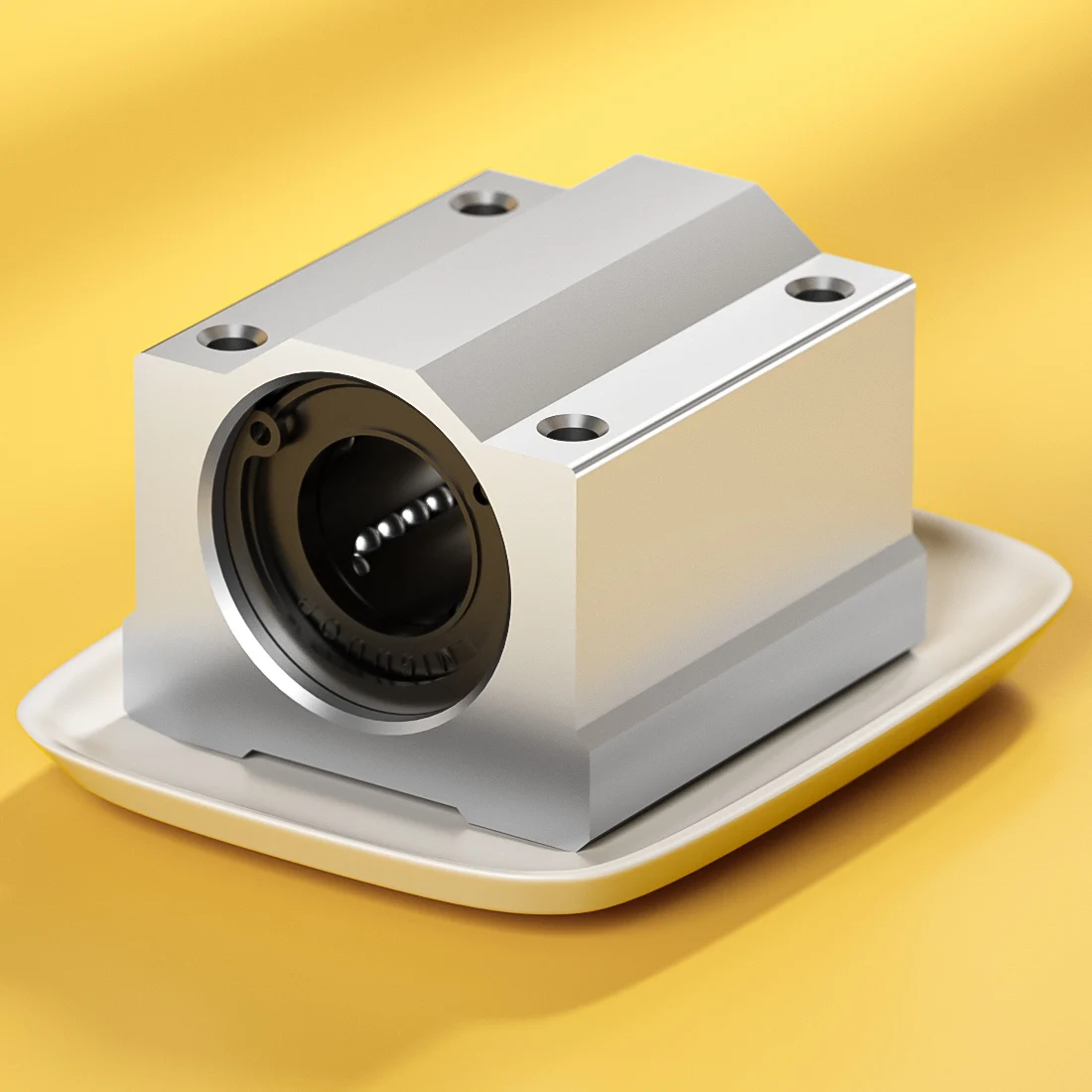 China TE SCS6 8 10 12 16 20 25 30 35 40UU optical shaft box type linear bearing housing motion slider set