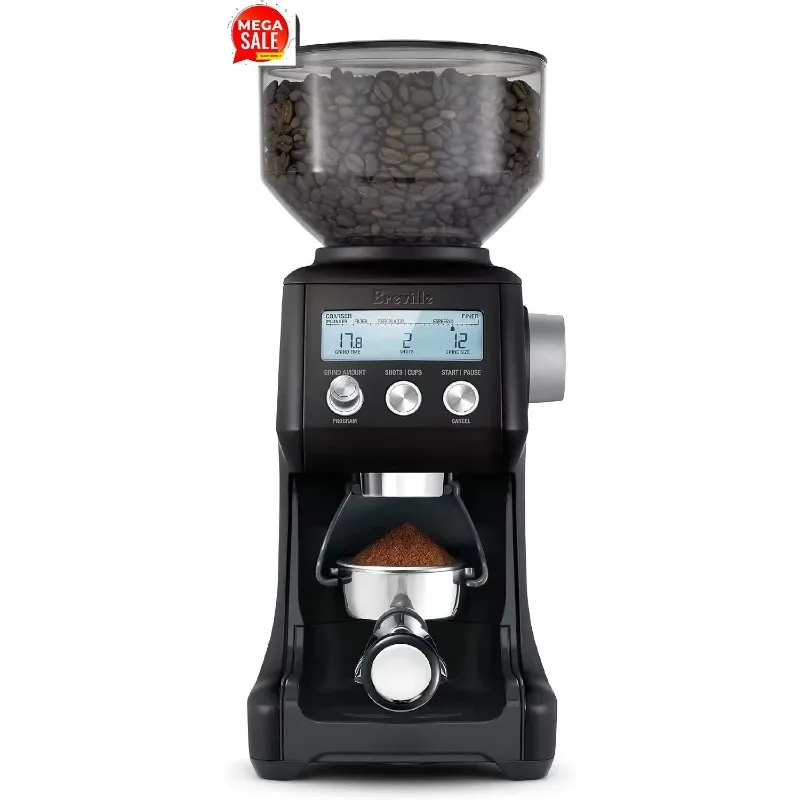 BCG820BTR Smart Grinder Pro, Black Truffle | Grind coffee and espresso beans precisely with programmable conical burr grinder