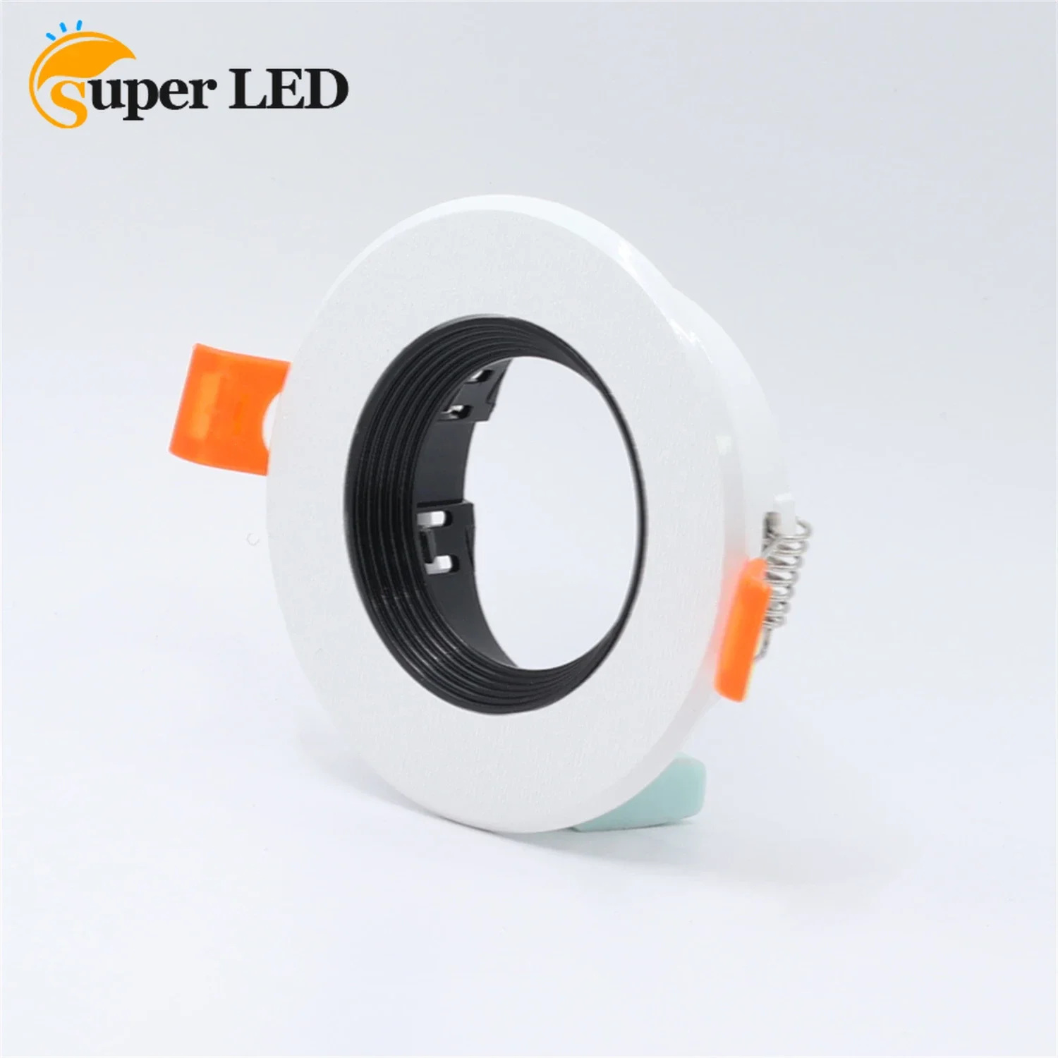 Lampu Led langit-langit tersembunyi bohlam Gu10 bulat, lampu sorot langit-langit Fitting Downlight MR16