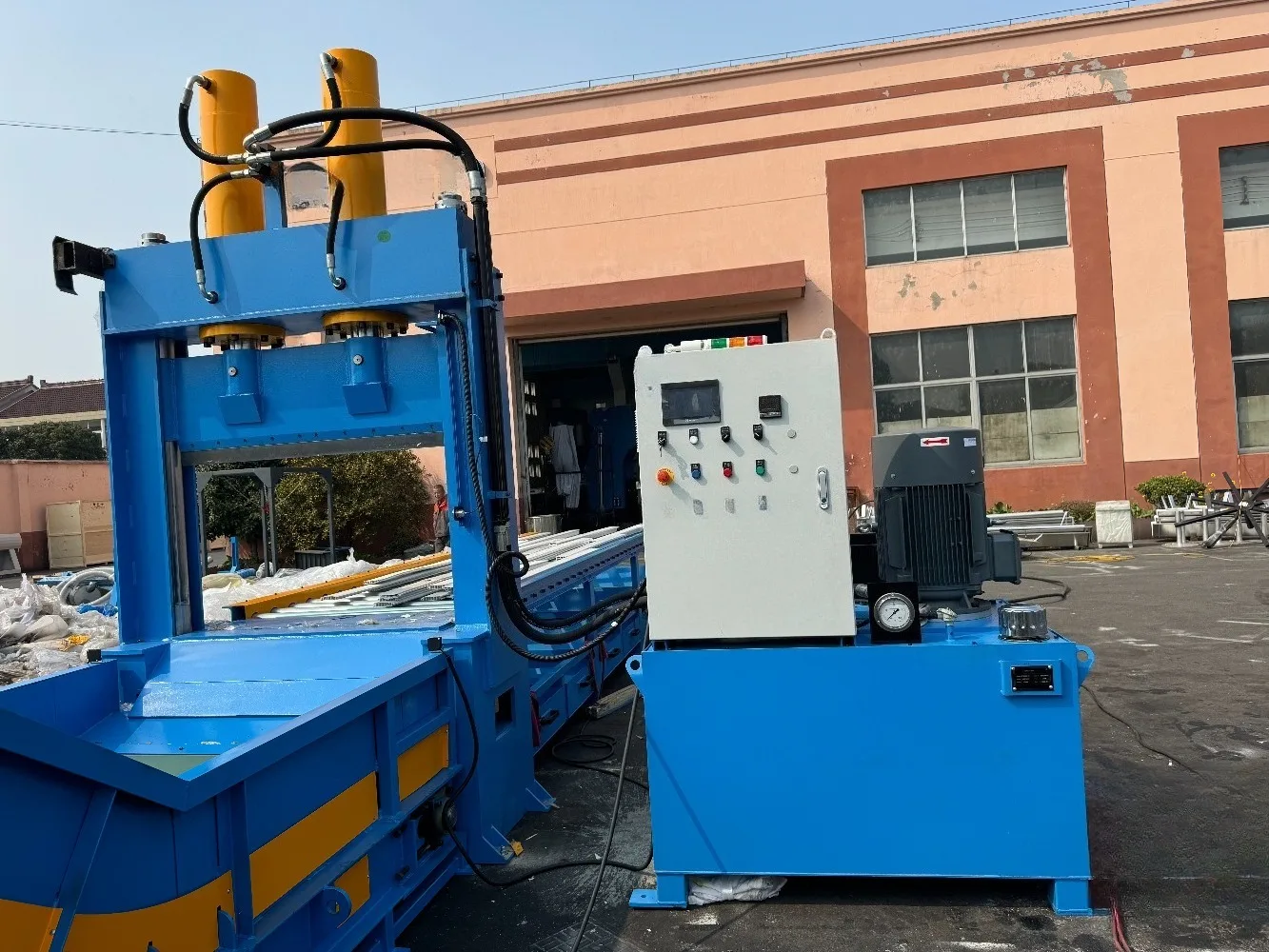 ABS Plastic Block Hydraulic Guillotine Machine Vertical Gantry Knife Machine Woven Bag Hydraulic Cutting Machine