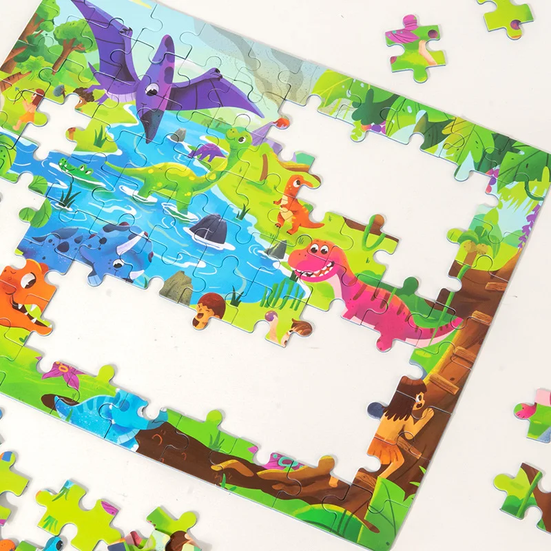 Quebra-cabeças enlatados, pensamento lógico, jogo intelectual, quebra-cabeça, aeronave animal, desenho animado, brinquedo educacional precoce, presentes para crianças