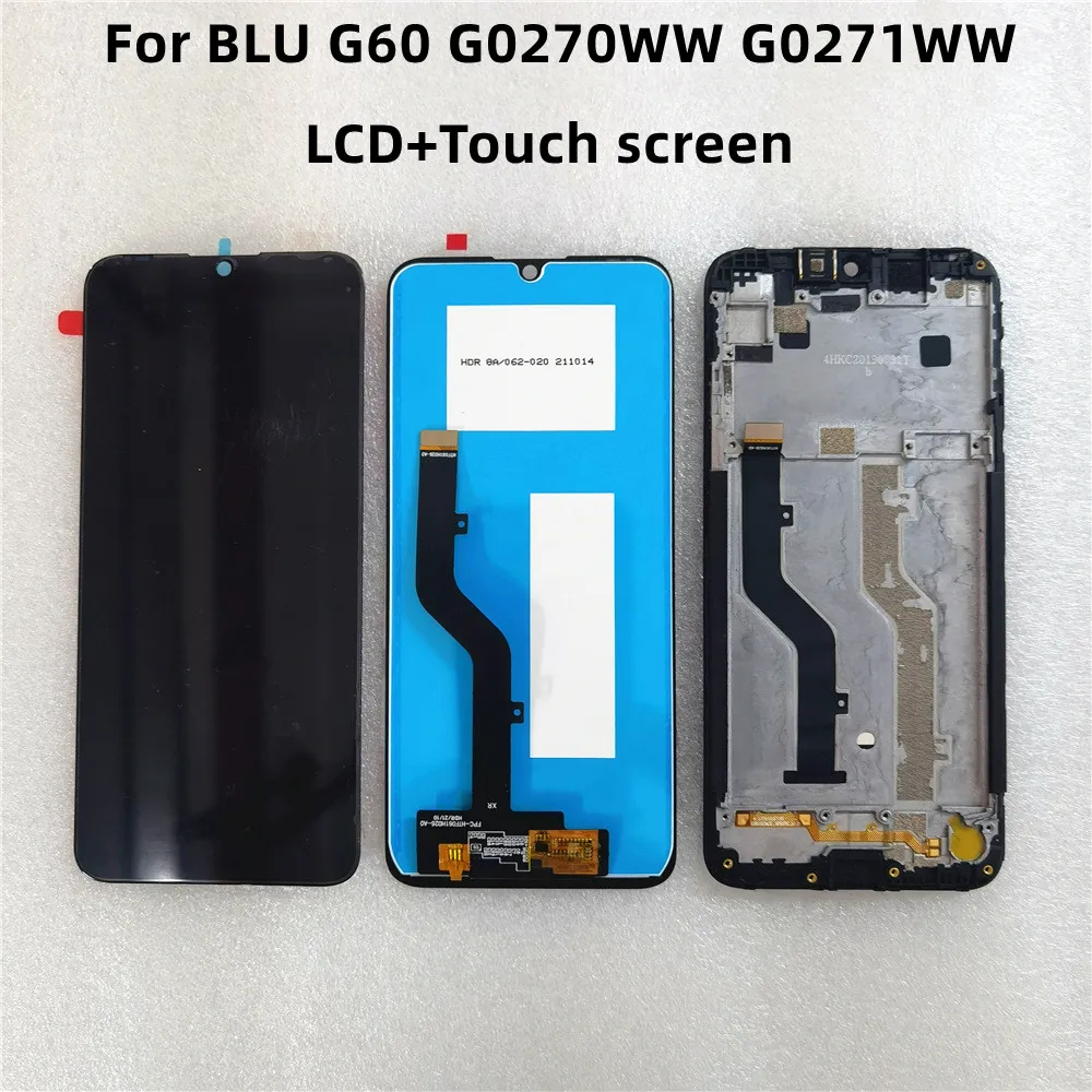 Pop para BLU G60 G0270WW G0271WW pantalla Lcd con montaje de Sensor de Digitalizador de pantalla táctil BLU G60 pantalla LCD táctil