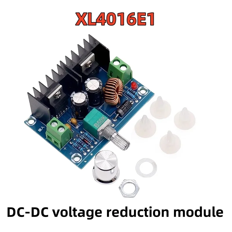 XH-M401 DC-DC voltage reduction module XL4016E1 high-power DC voltage regulator board, large 8A with voltage stabilization