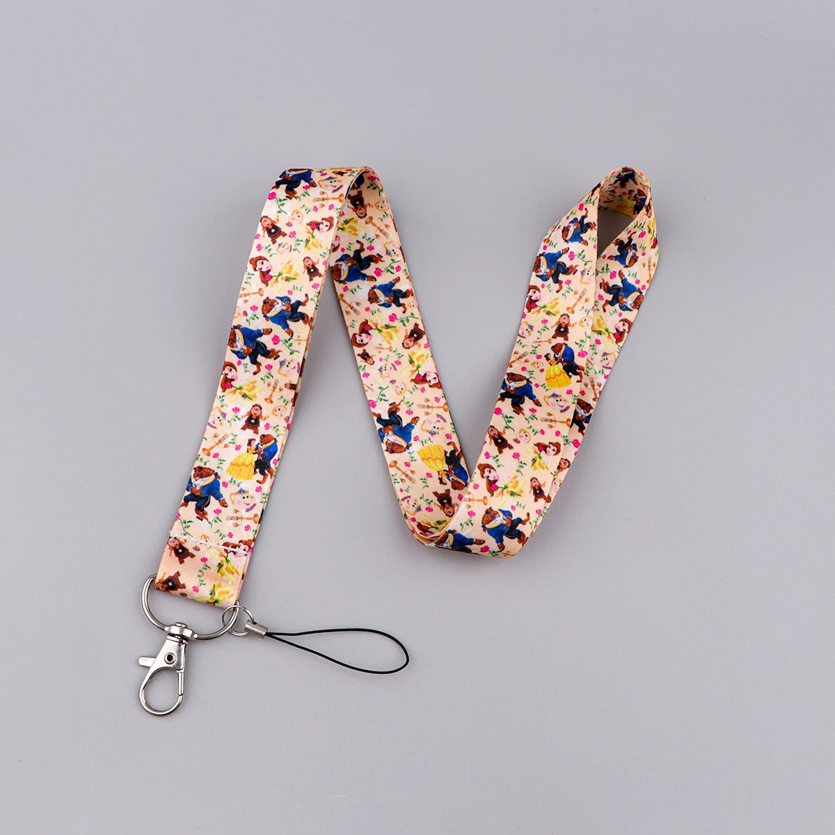 

Beauty and the Beast Lanyards for Keys Badge ID Mobile Phone Hang Rope Neck Straps Key Ring Pendant Accessories Gifts