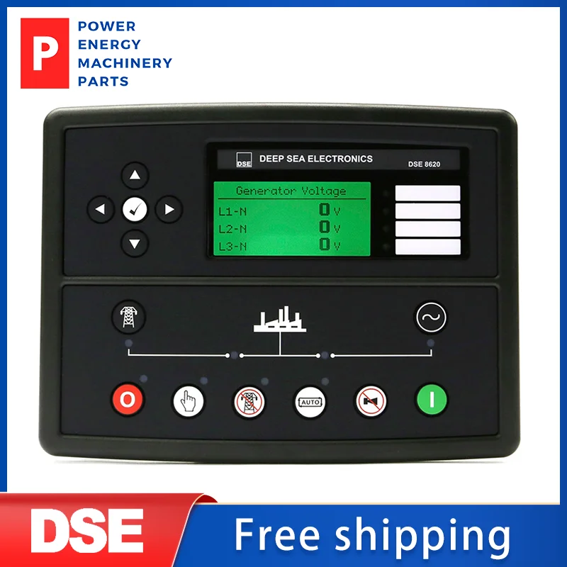 Original Deep Sea DSE8620 MKII Diesel Generator Controller LCD Display Control Module Panel dse8620 mkii Dse8610mk2