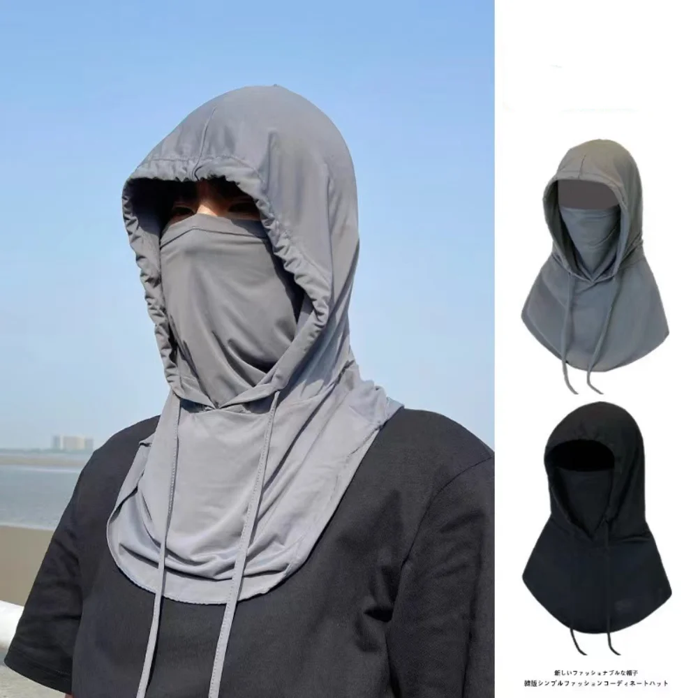 

Breathable Anti-UV Full Face Cover Shawl Protect Neck Summer Sunscreen Mask Scarf Hiking Sunscreen Hat Outdoor