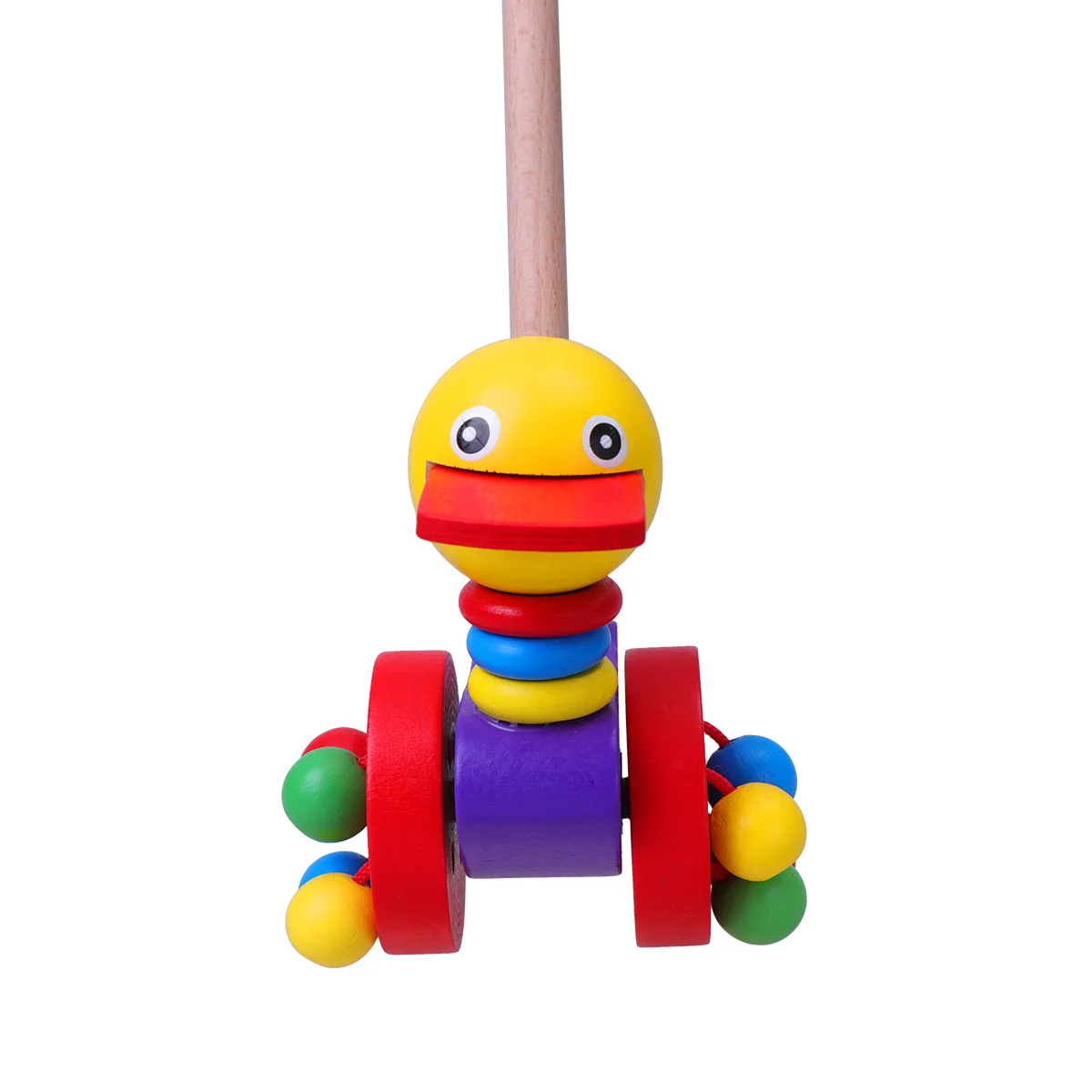 

Early Childhood Baby Walker Wooden Trolley Toddler Toys Bright Color Cartoon Shape Kids Push Pull Toy Carts For Toddlers