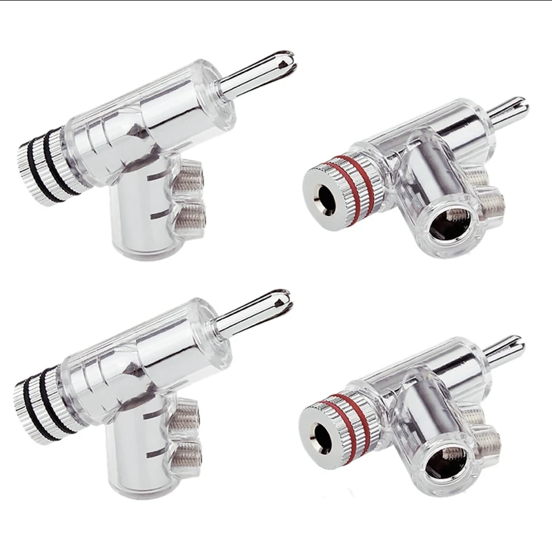 Rise-スピーカー用バナナプラグba1403、4個